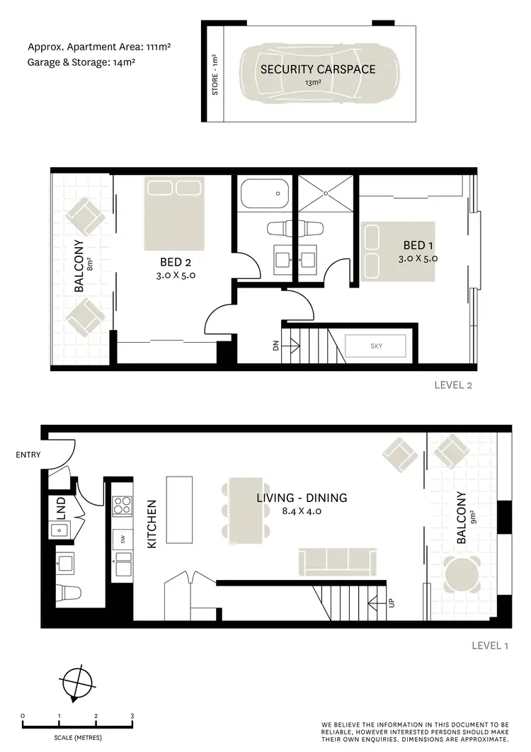 Floorplan of Homely apartment listing, 27/25 Barr Street, Camperdown NSW 2050