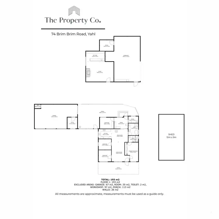 Floorplan of Homely house listing, 74 Brim Brim Road, Yahl SA 5291