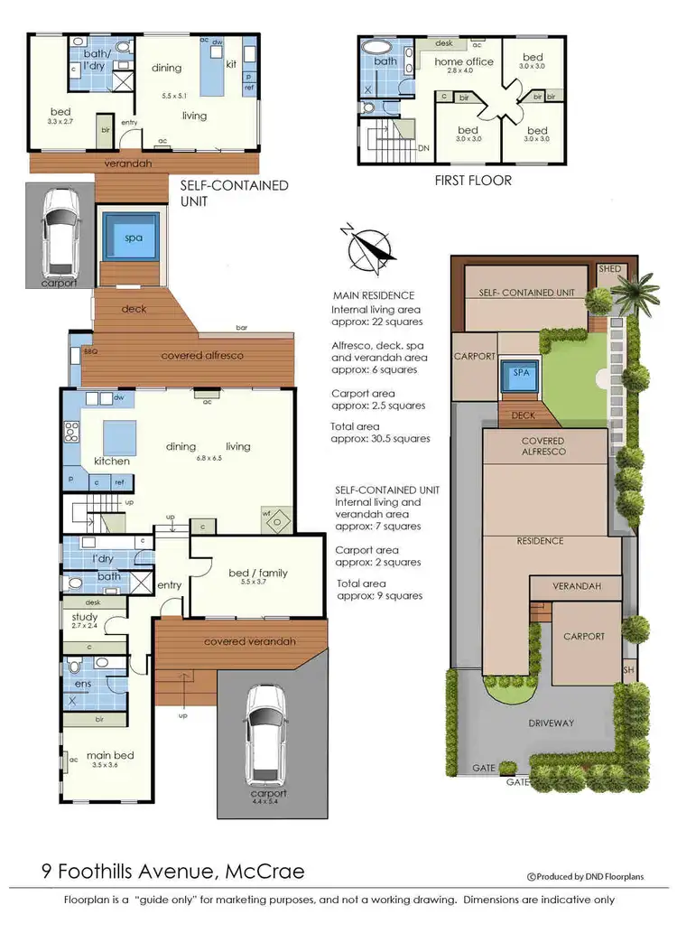 Floorplan of Homely house listing, 9 Foothills Avenue, Mccrae VIC 3938