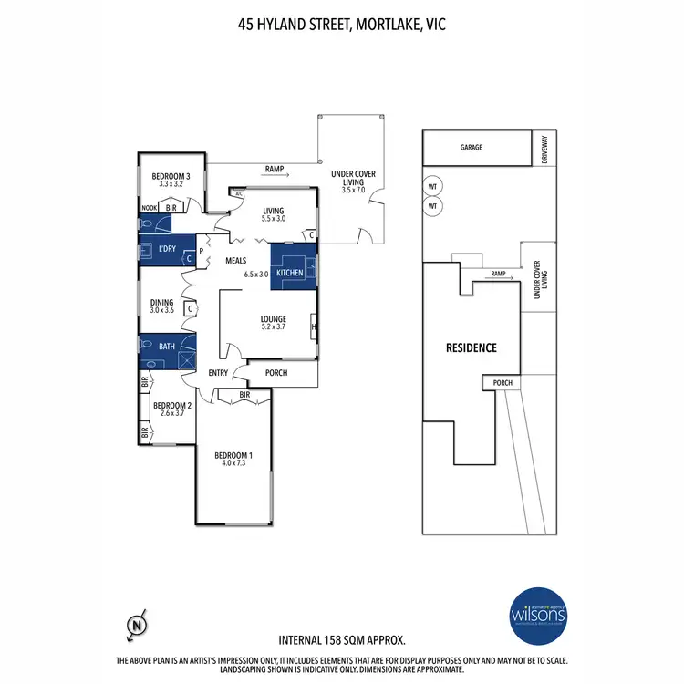 Floorplan of Homely house listing, 45 Hyland Street, Mortlake VIC 3272