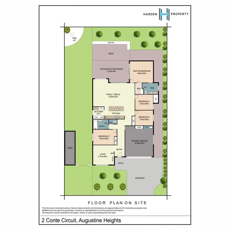 Floorplan of Homely house listing, 2 Conte Circuit, Augustine Heights QLD 4300