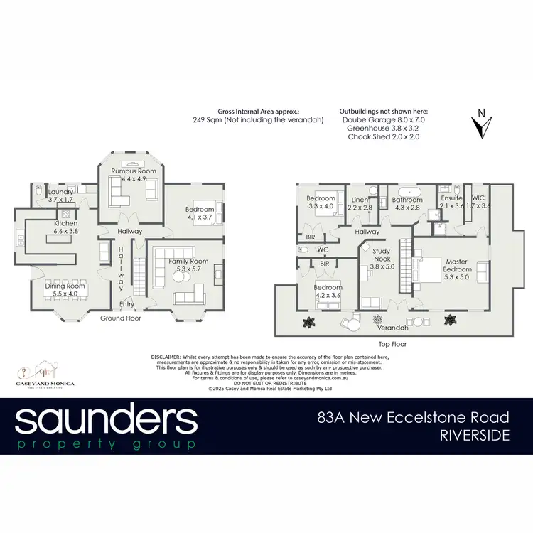 Floorplan of Homely rural property listing, 83A New Ecclestone Road, Riverside TAS 7250