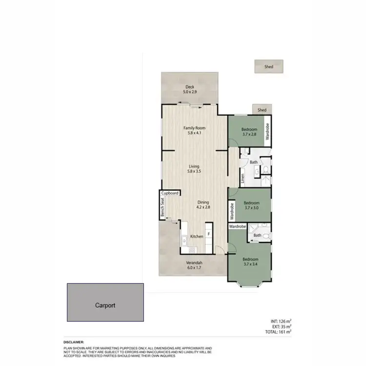 Floorplan of Homely house listing, 5/40 Blaikie Street, Hendra QLD 4011
