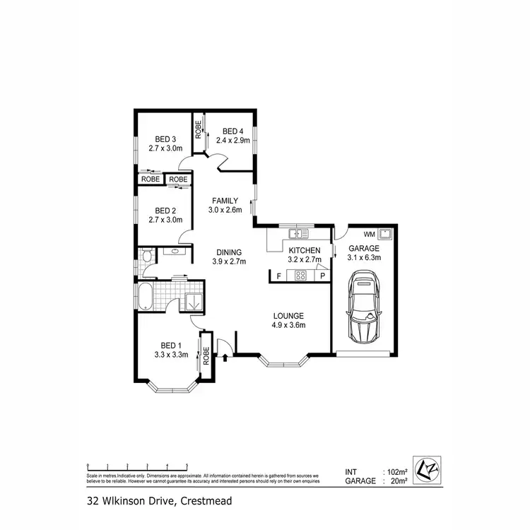 Floorplan of Homely house listing, 32 Wilkinson Drive, Crestmead QLD 4132