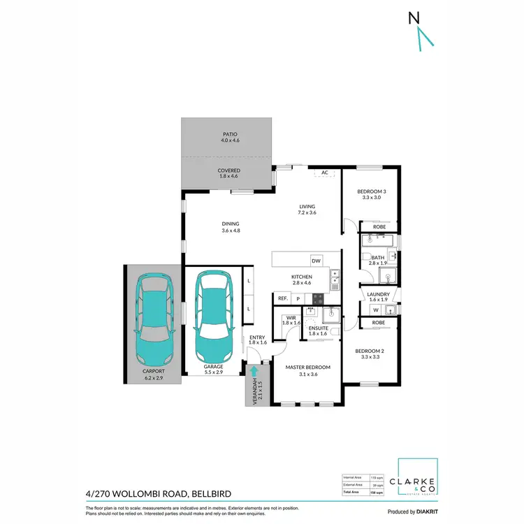 Floorplan of Homely house listing, 4/270 Wollombi Road, Bellbird NSW 2325