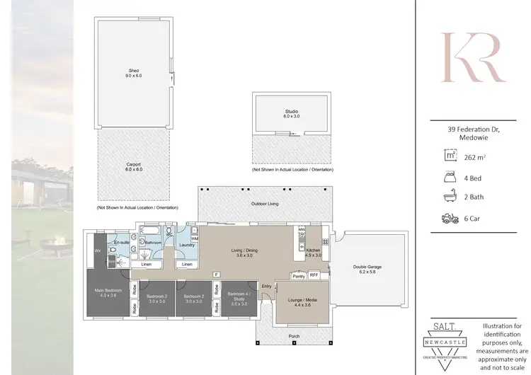 Floorplan of Homely house listing, 39 Federation Drive, Medowie NSW 2318
