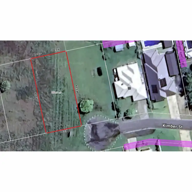 Floorplan of Homely land listing, 14 Kimber Street, Emu Park QLD 4710