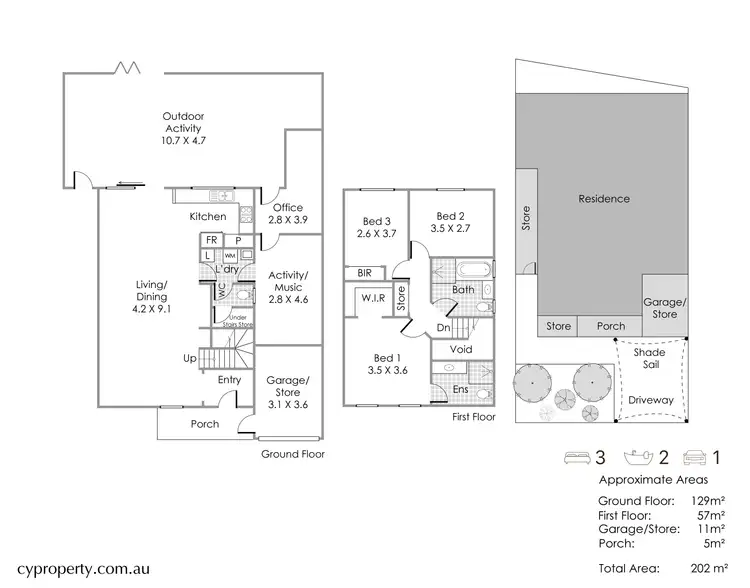 Floorplan of Homely house listing, 23 Blay Road, Calista WA 6167