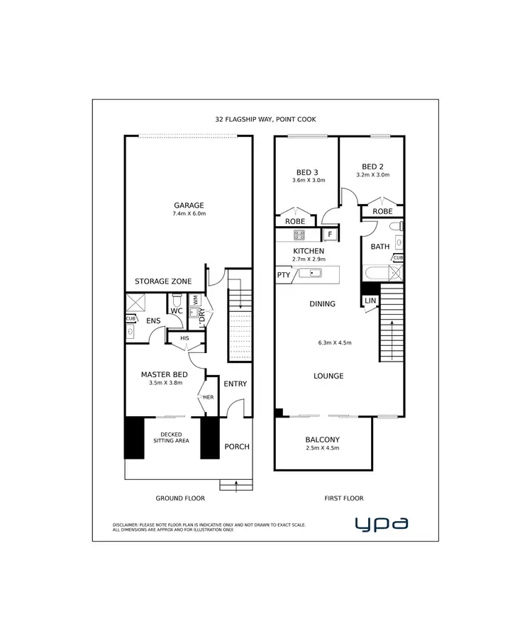 Floorplan of Homely house listing, 32 Flagship Way, Point Cook VIC 3030