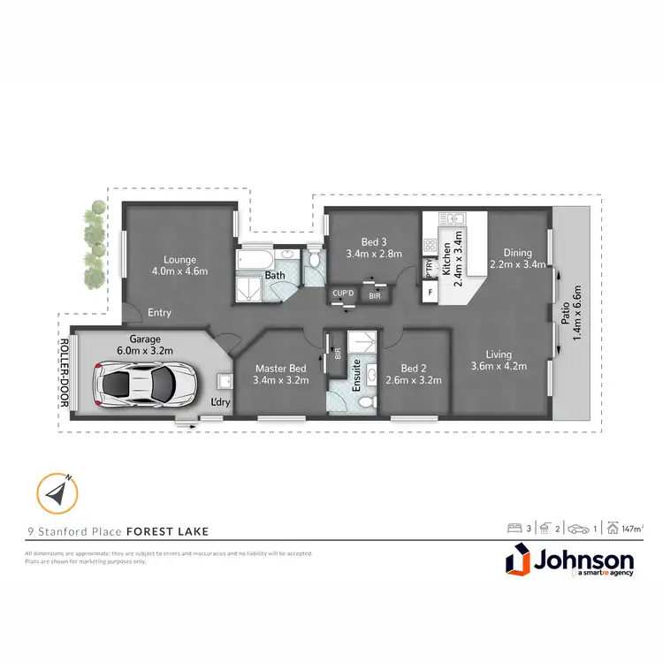 Floorplan of Homely house listing, 9 Stanford Place, Forest Lake QLD 4078