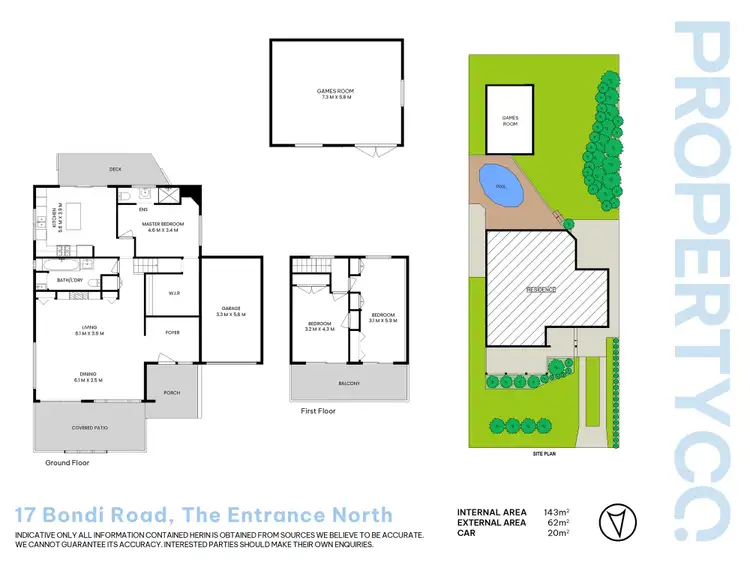 Floorplan of Homely house listing, 17 Bondi Road, The Entrance North NSW 2261