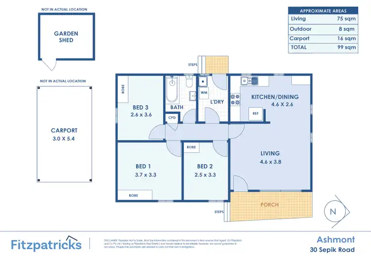 Floorplan of Homely house listing, 30 Sepik Road, Ashmont NSW 2650