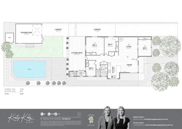 Floorplan of Homely house listing, 8 Twenty First Avenue, Brighton QLD 4017