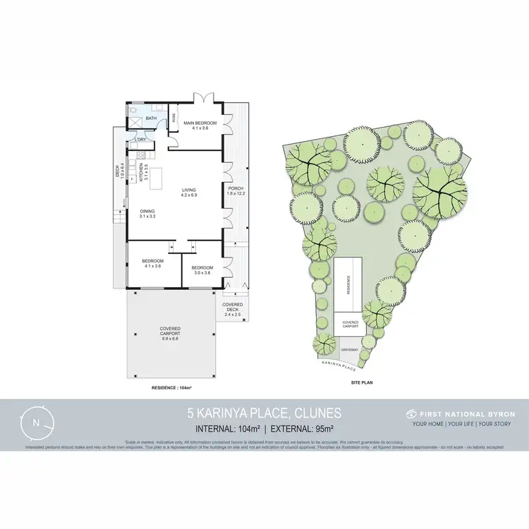 Floorplan of Homely house listing, 5 Karinya Place, Clunes NSW 2480