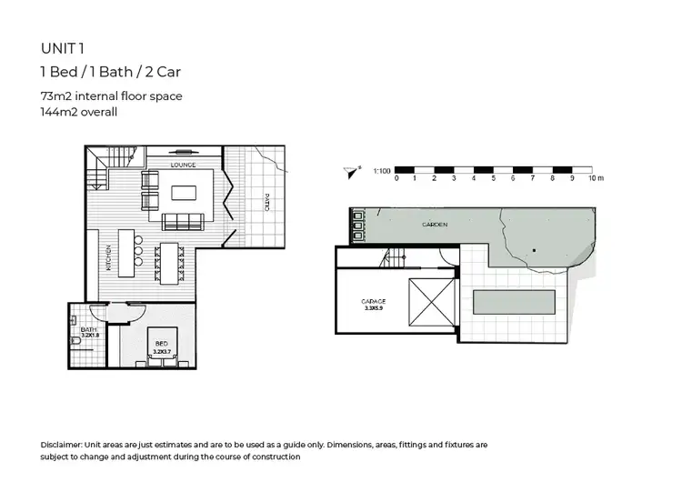 Floorplan of Homely townhouse listing, 1/2 Dora Street, Katoomba NSW 2780