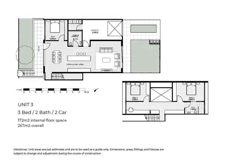Floorplan of Homely townhouse listing, 3/2 Dora Street, Katoomba NSW 2780