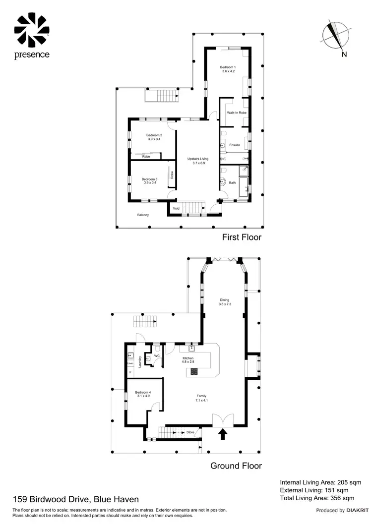 Floorplan of Homely house listing, 159 Birdwood Drive, Blue Haven NSW 2262