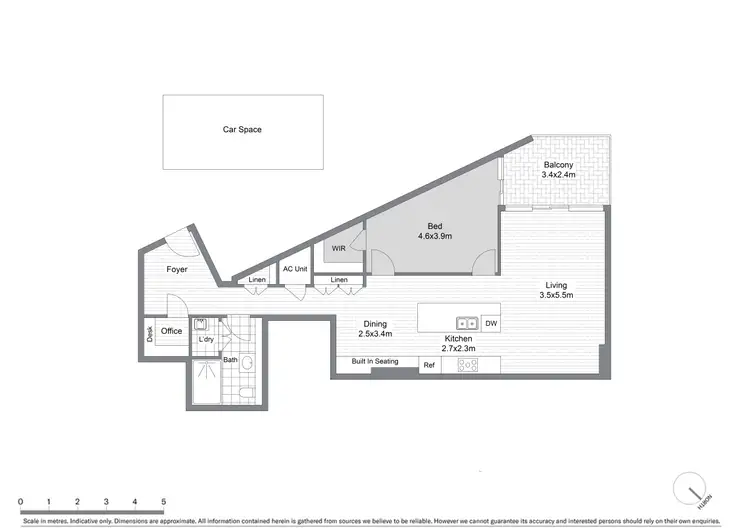Floorplan of Homely apartment listing, 409/35 Shelley Street, Sydney NSW 2000