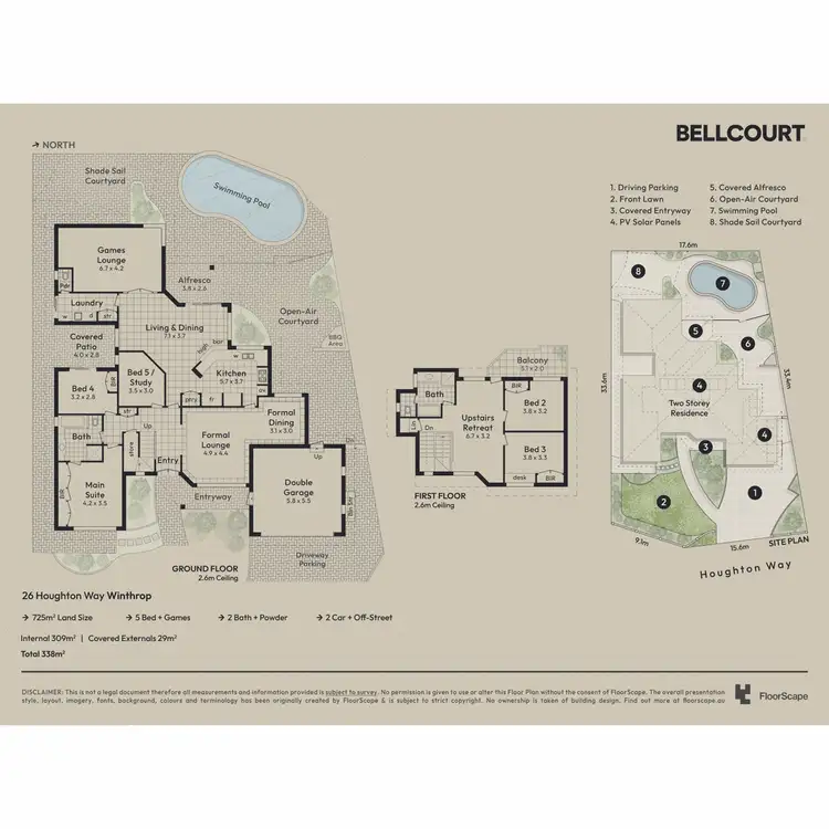 Floorplan of Homely house listing, 26 Houghton Way, Winthrop WA 6150
