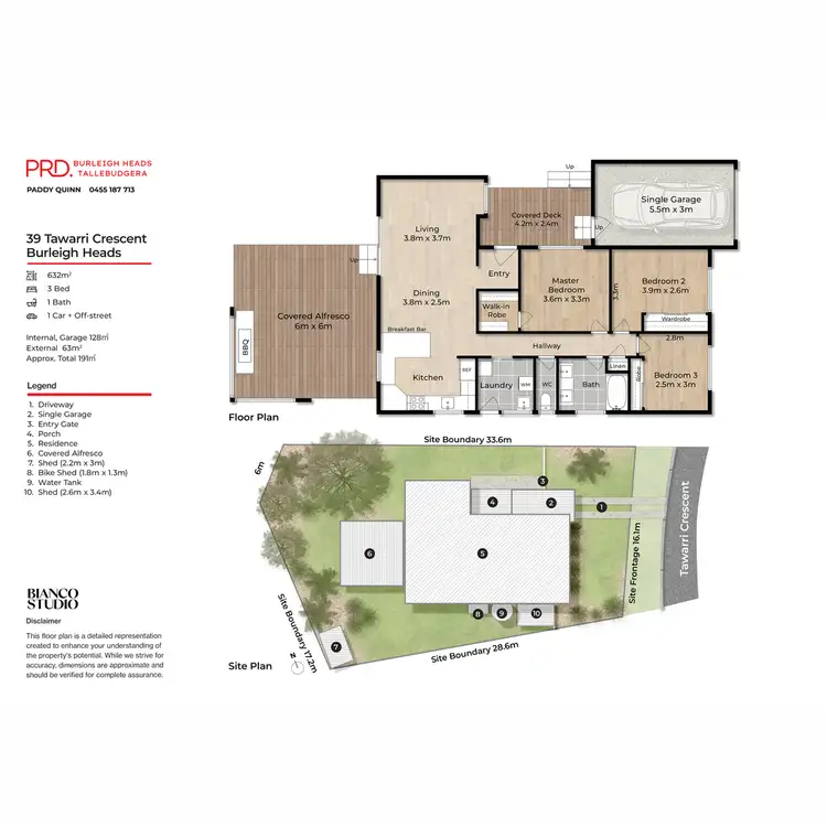 Floorplan of Homely house listing, 39 Tawarri Crescent, Burleigh Heads QLD 4220