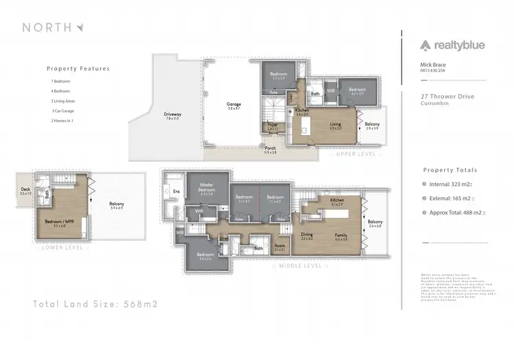 Floorplan of Homely house listing, 27 Thrower Drive, Currumbin QLD 4223