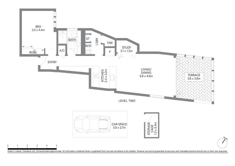 Floorplan of Homely apartment listing, 201/22 Point Street, Pyrmont NSW 2009