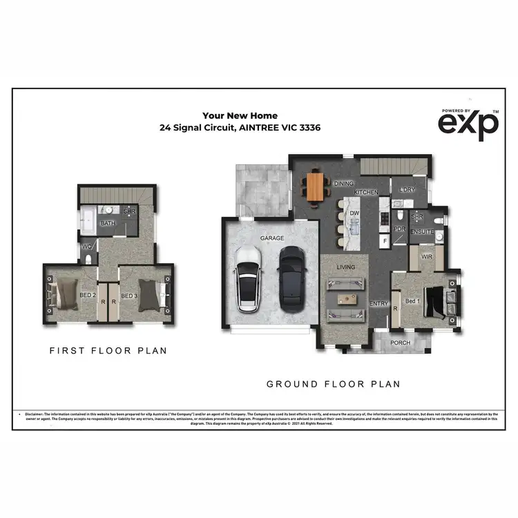 Floorplan of Homely house listing, 24 Signal Circuit, Aintree VIC 3336