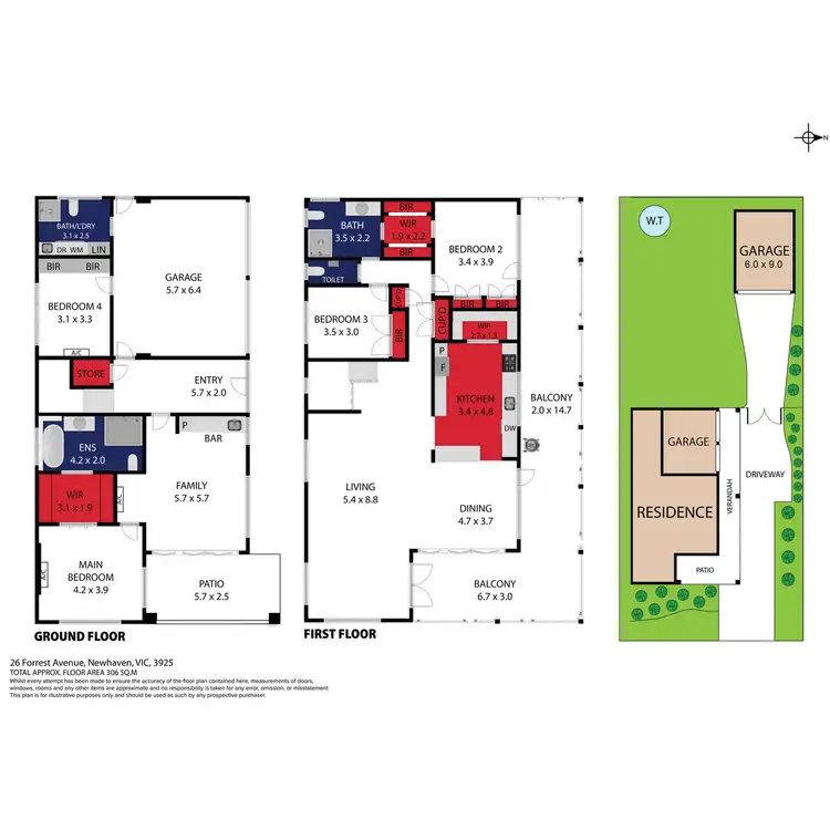 Floorplan of Homely house listing, 26 Forrest Avenue, Newhaven VIC 3925