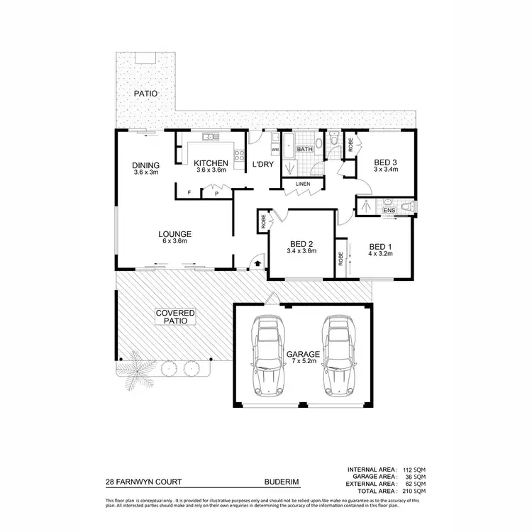 Floorplan of Homely house listing, 28 Farnwyn Court, Buderim QLD 4556