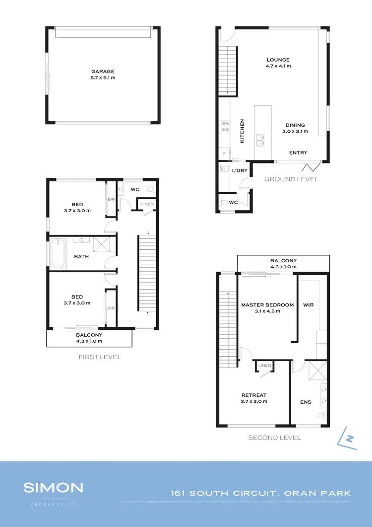 Floorplan of Homely house listing, 161 South Circuit, Oran Park NSW 2570
