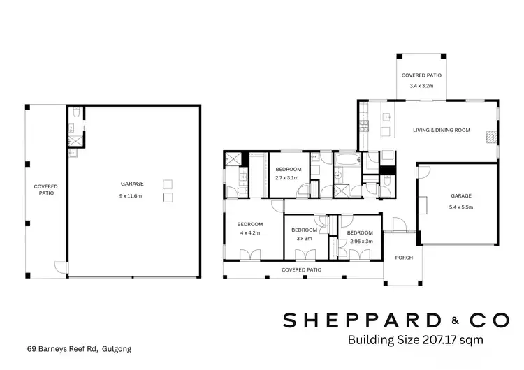 Floorplan of Homely house listing, 69 Barneys Reef Road, Gulgong NSW 2852