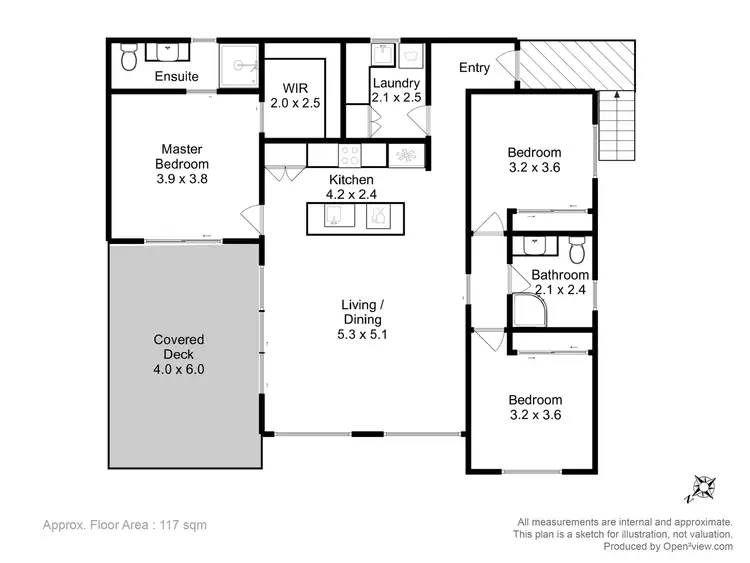 Floorplan of Homely townhouse listing, 10/34 Clinton Road, Geilston Bay TAS 7015