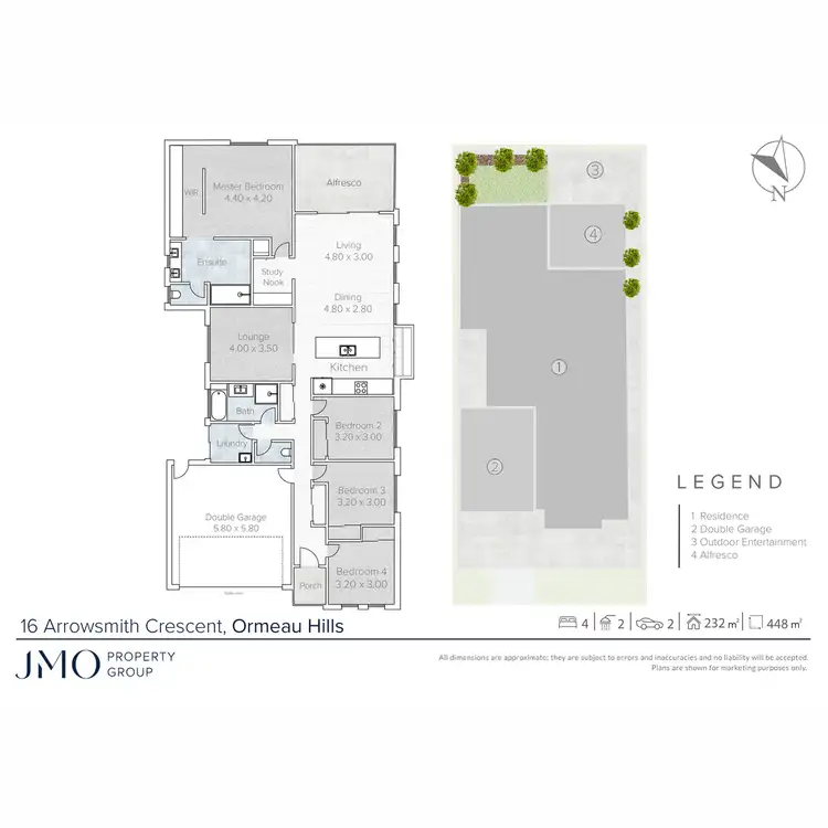 Floorplan of Homely house listing, 16 Arrowsmith Crescent, Ormeau Hills QLD 4208