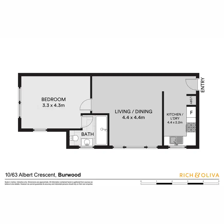 Floorplan of Homely apartment listing, 10/63 Albert Crescent, Burwood NSW 2134