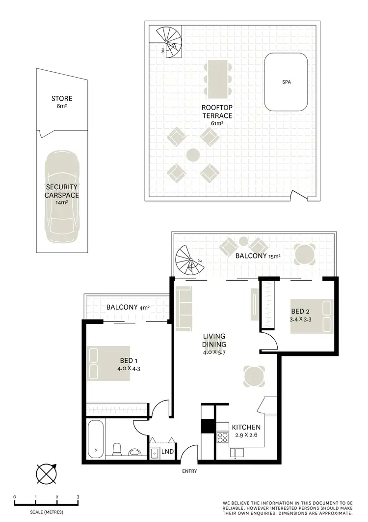 Floorplan of Homely apartment listing, 1802/157 Redfern Street, Redfern NSW 2016