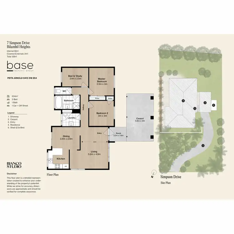 Floorplan of Homely house listing, 7 Simpson Drive, Bilambil Heights NSW 2486