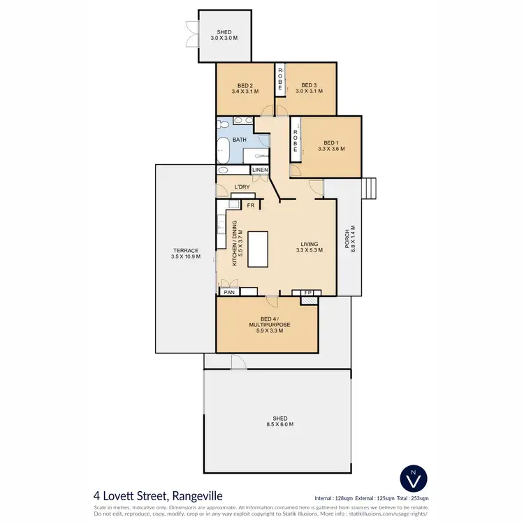Floorplan of Homely house listing, 4 Lovett Street, Rangeville QLD 4350