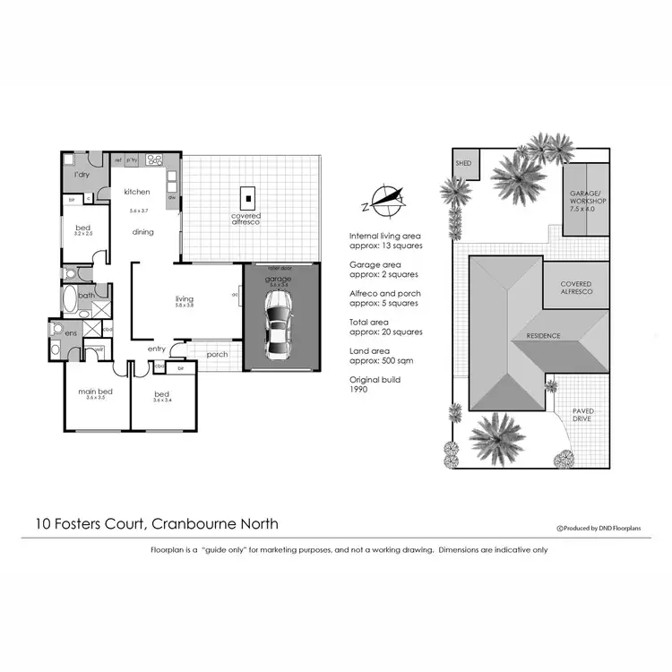 Floorplan of Homely house listing, 10 Fosters Court, Cranbourne North VIC 3977