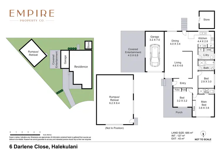 Floorplan of Homely house listing, 6 Darlene Close, Halekulani NSW 2262