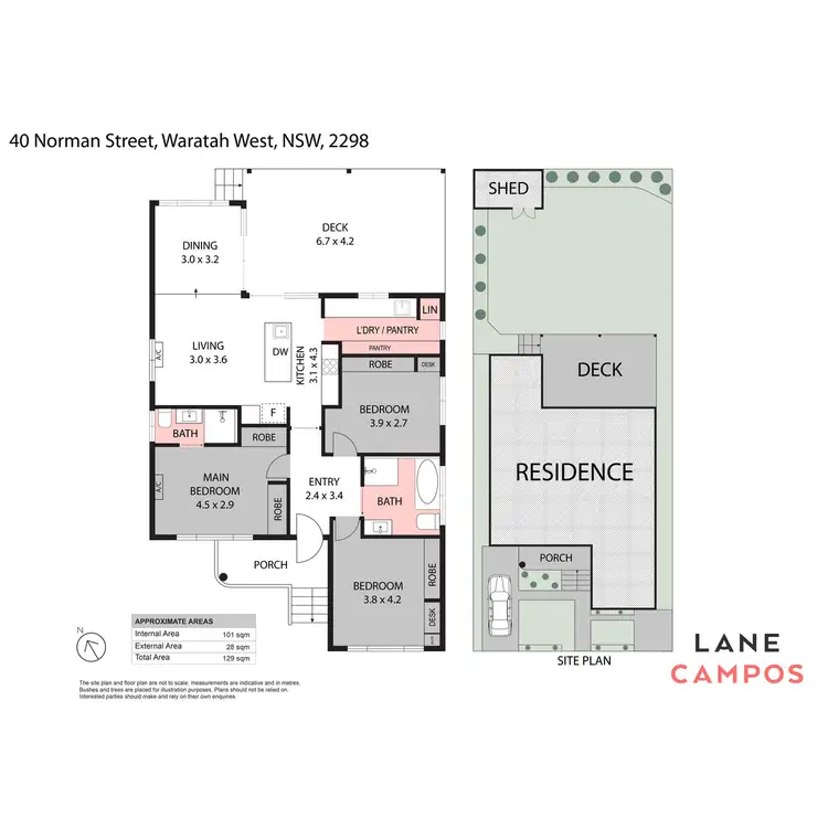 Floorplan of Homely house listing, 40 Norman Street, Waratah West NSW 2298
