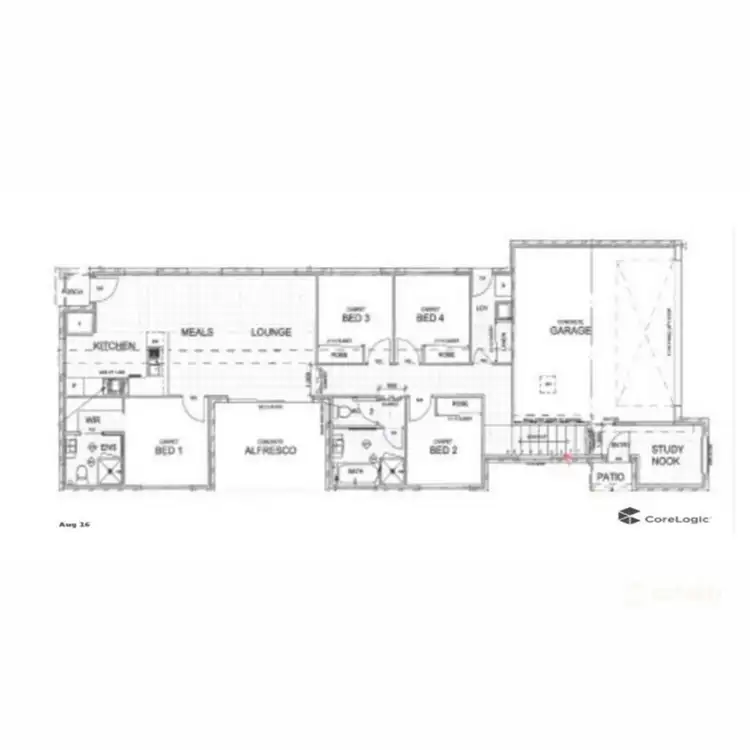 Floorplan of Homely house listing, 16 Gunther Avenue, Coomera QLD 4209