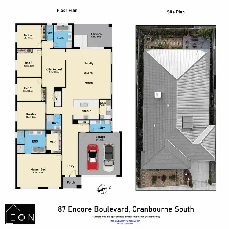 Floorplan of Homely house listing, 87 Encore Boulevard, Cranbourne South VIC 3977