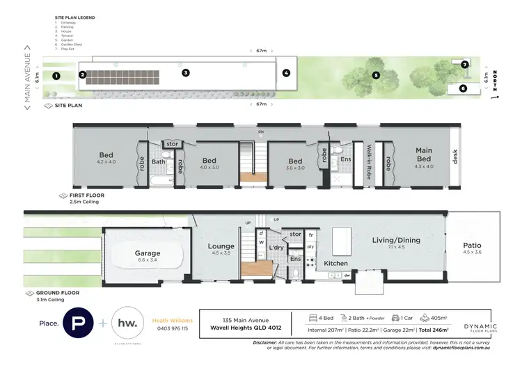 Floorplan of Homely house listing, 135 Main Avenue, Wavell Heights QLD 4012
