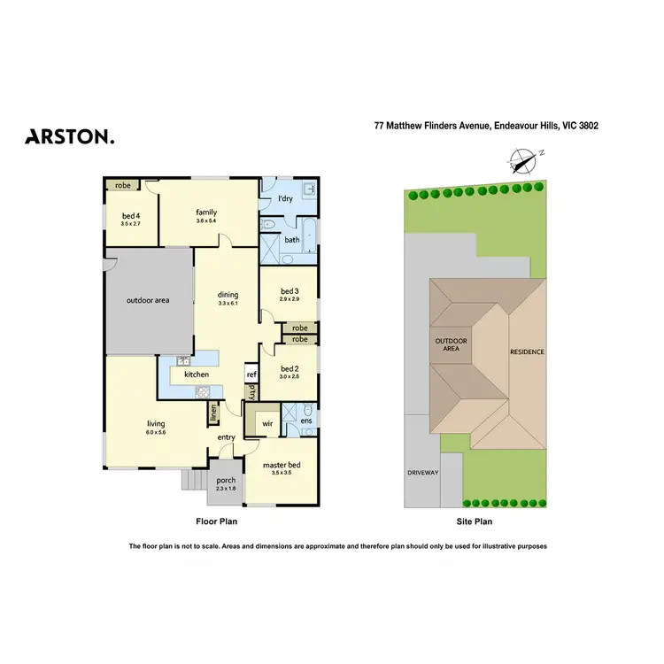 Floorplan of Homely house listing, 77 Matthew Flinders Avenue, Endeavour Hills VIC 3802