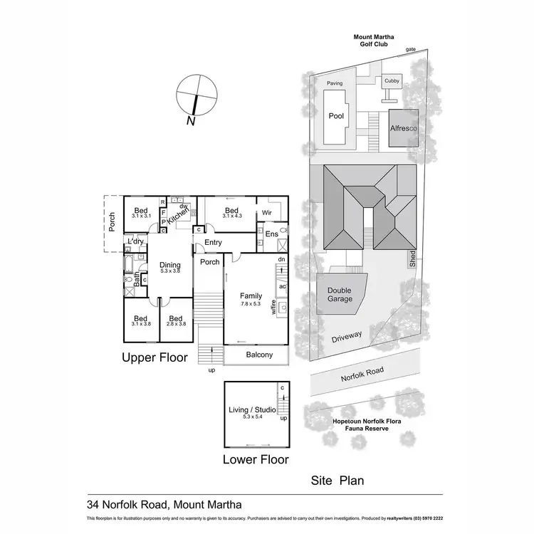 Floorplan of Homely house listing, 34 Norfolk Road, Mount Martha VIC 3934