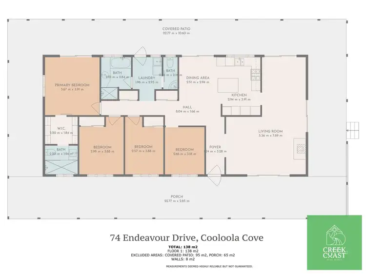 Floorplan of Homely house listing, 74 Endeavor Drive, Cooloola Cove QLD 4580