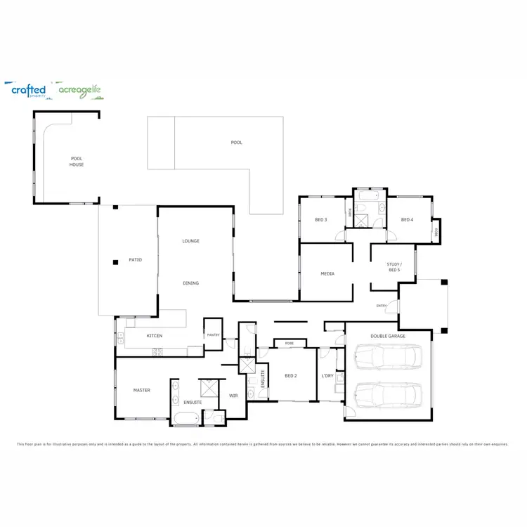 Floorplan of Homely rural property listing, 583 Spring Mountain Drive, New Beith QLD 4124