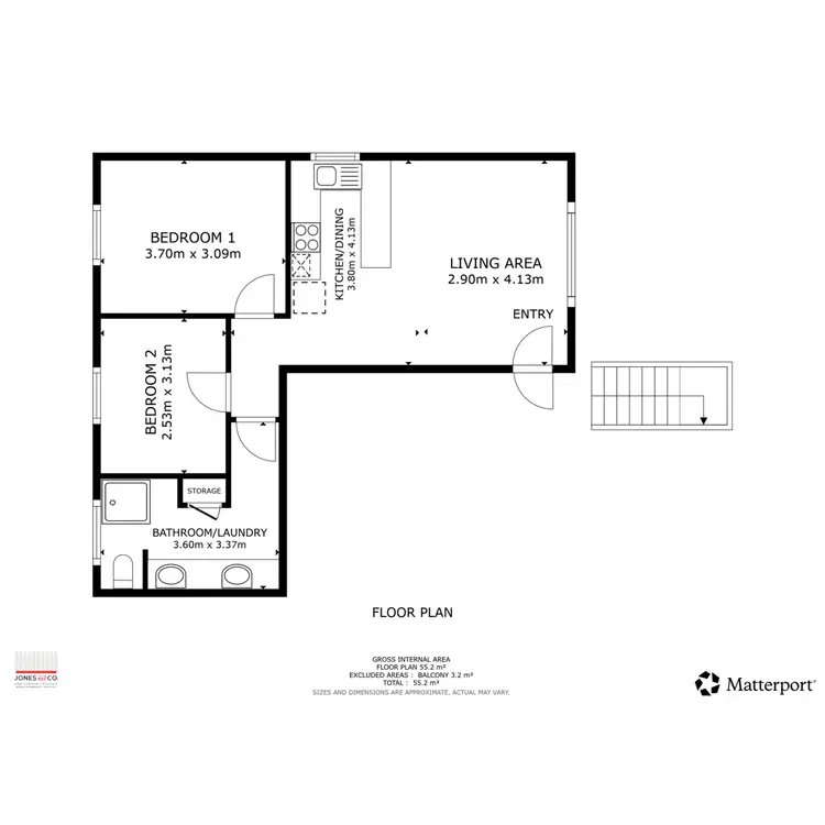 Floorplan of Homely unit listing, 4/37 Smith Street, Highgate WA 6003
