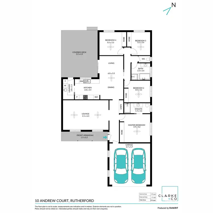 Floorplan of Homely house listing, 10 Andrew Court, Rutherford NSW 2320