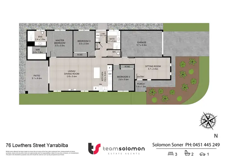 Floorplan of Homely house listing, 76 Lowthers Street, Yarrabilba QLD 4207